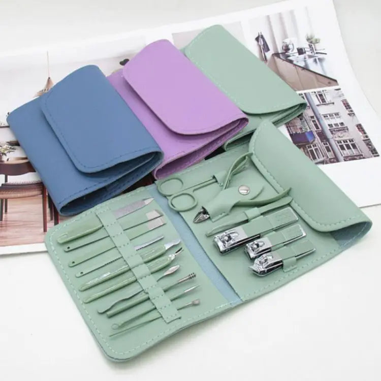 16 in 1 Nail kit Manicure Cutters Nail Clipper Set Padicure nail care set