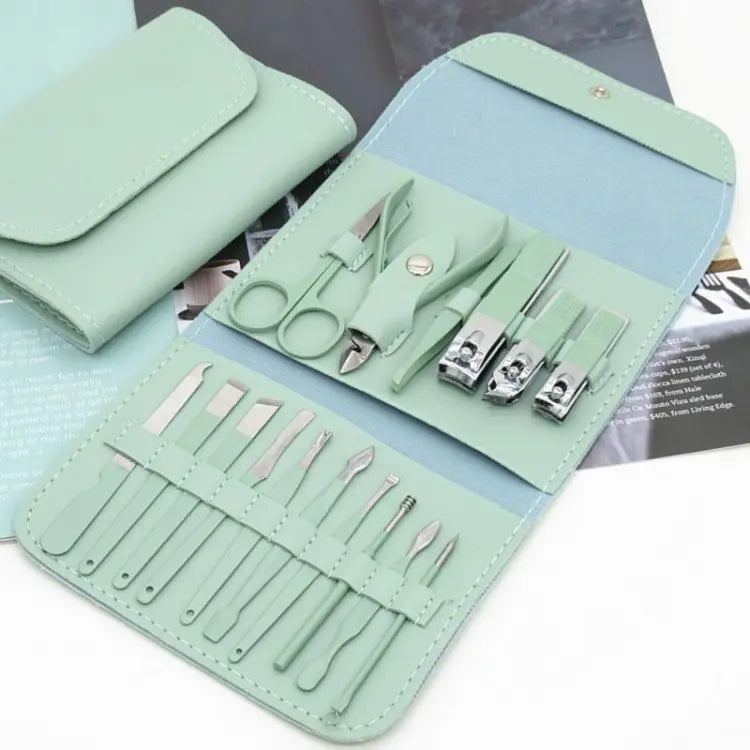 16 in 1 Nail kit Manicure Cutters Nail Clipper Set Padicure nail care set